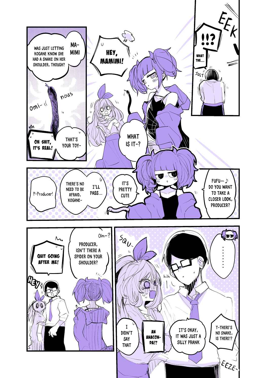 Page 1 Chapter 12 IDOLM@STER SHINY COLORS - A Shiny Manga Diary Summary