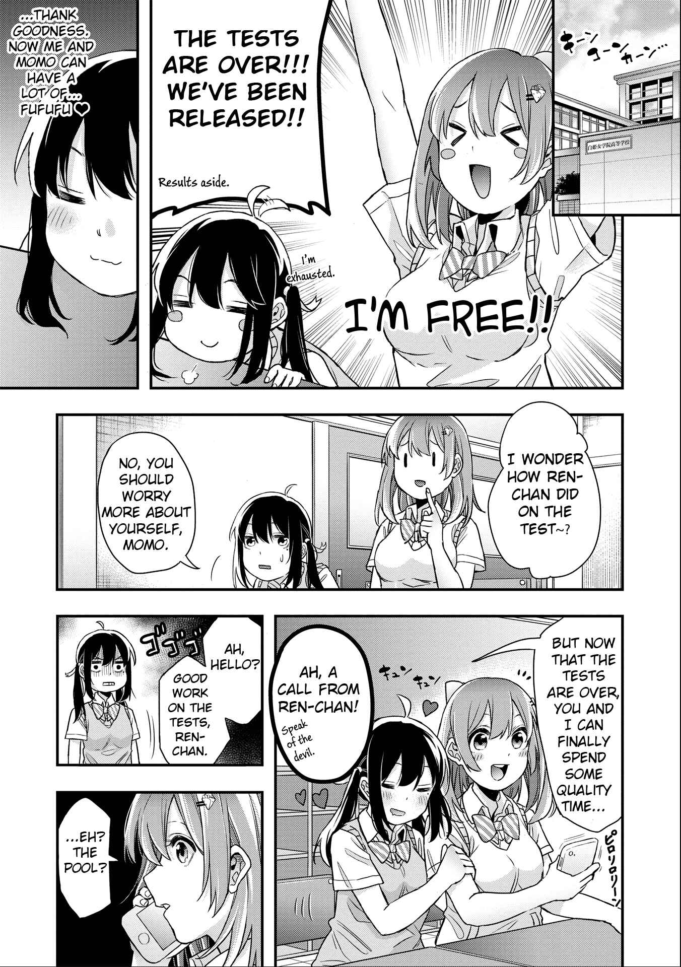Page 1 Chapter 12 Joshikou Dakara Safe