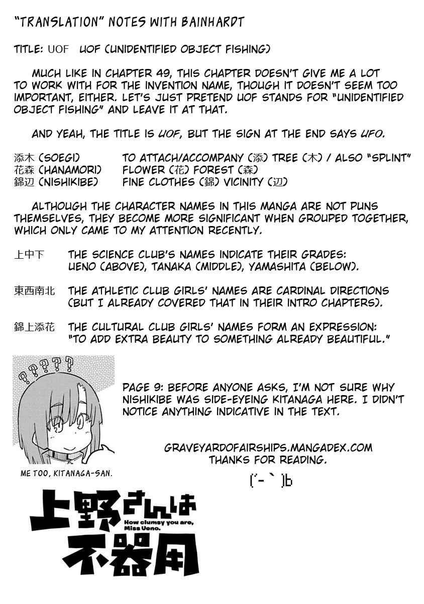 Page 17 Chapter 51 Ueno-san wa Bukiyou