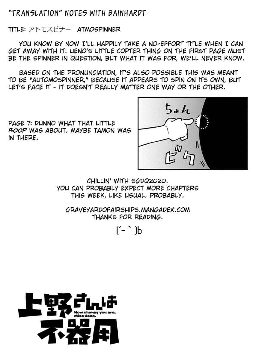 Page 13 Chapter 66 Ueno-san wa Bukiyou