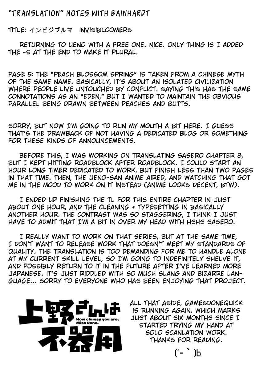 Page 17 Chapter 21 Ueno-san wa Bukiyou