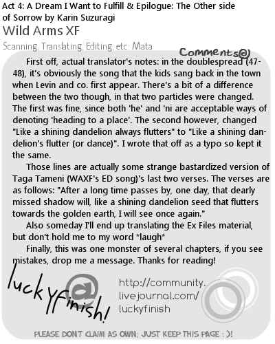 Page 6 Chapter 5.5 Wild Arms XF