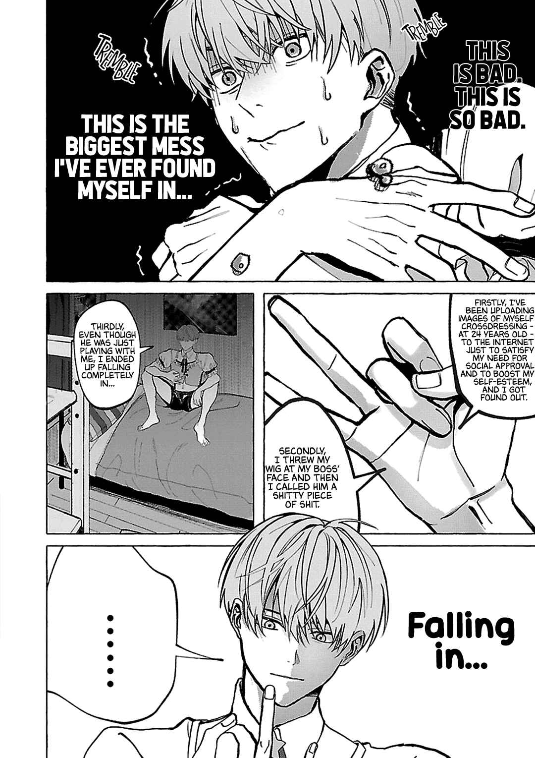 Page 4 Chapter 3 Josou Layer ga Joushi ni Baretara Shinuru