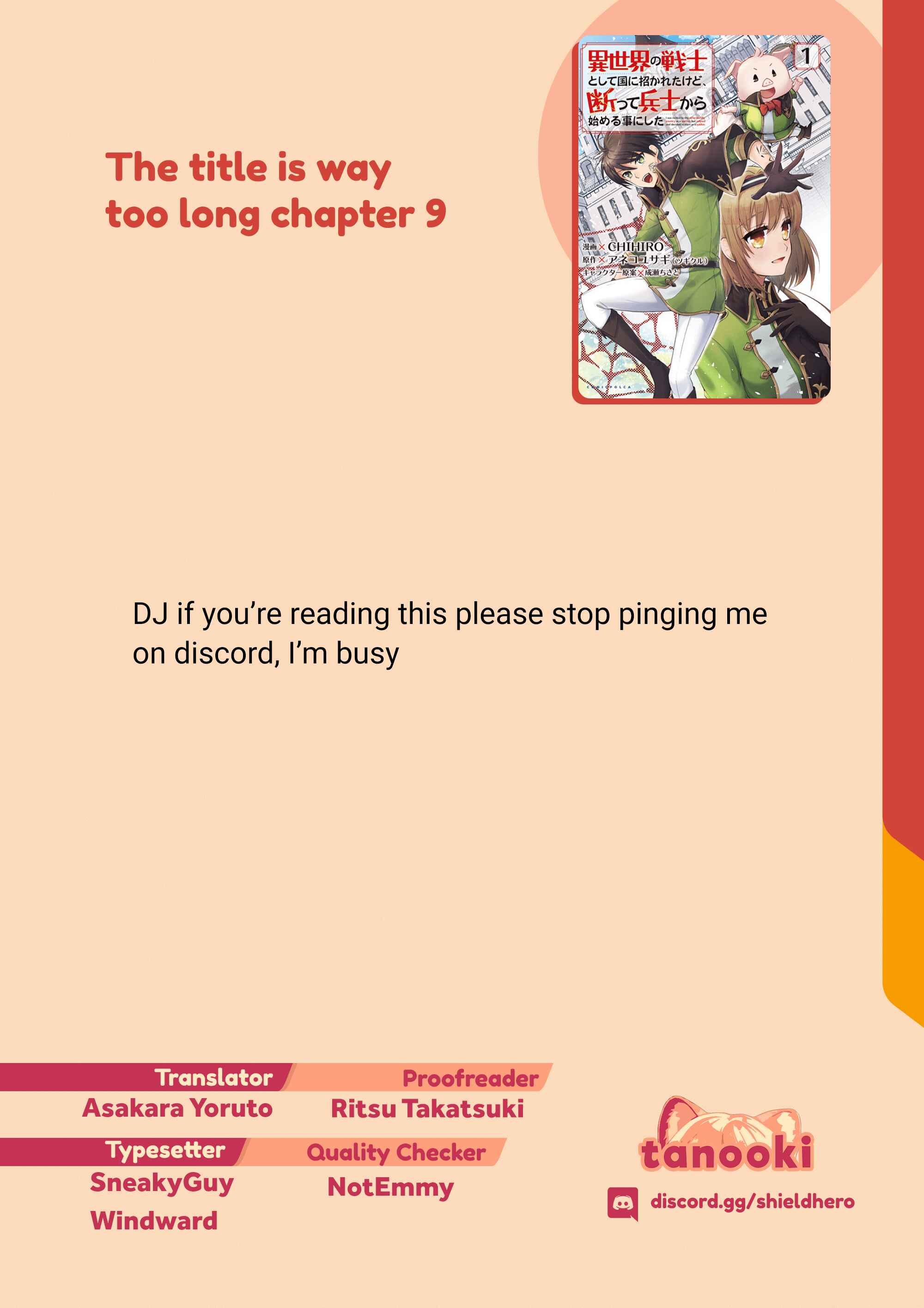 Page 39 Chapter 9 Isekai no Senshi toshite Kuni ni Manekareta kedo, Kotowatte Heishi kara Hajimeru Koto ni Shita