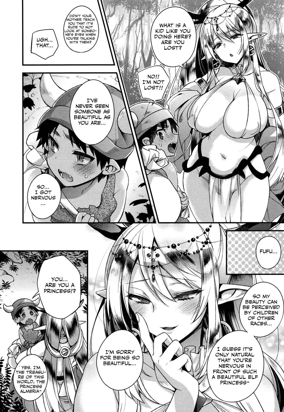 Page 8 Chapter Unknown_b63e Shota Orc-kun wa Elf no Hime-sama wo Jouzu ni Haramaserareru Kana?