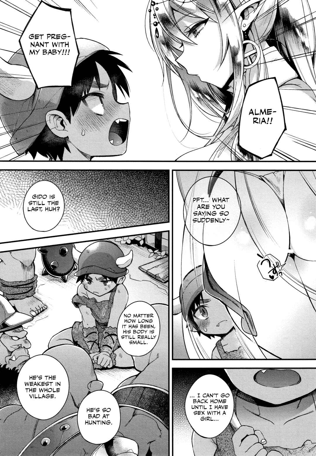 Page 9 Chapter Unknown_b63e Shota Orc-kun wa Elf no Hime-sama wo Jouzu ni Haramaserareru Kana?