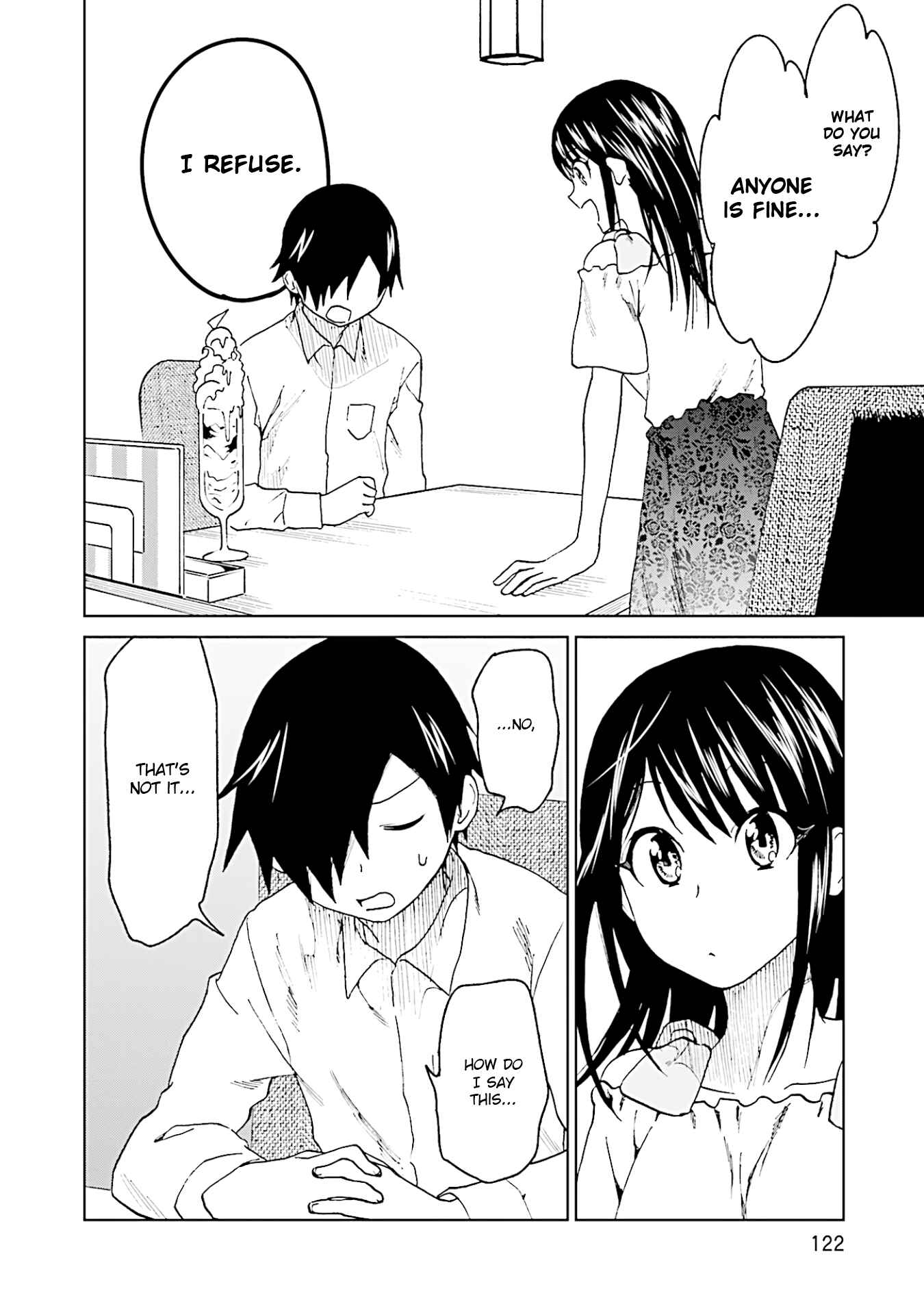 Page 4 Chapter 14 Enami-kun wa Ikiru no ga tsurai
