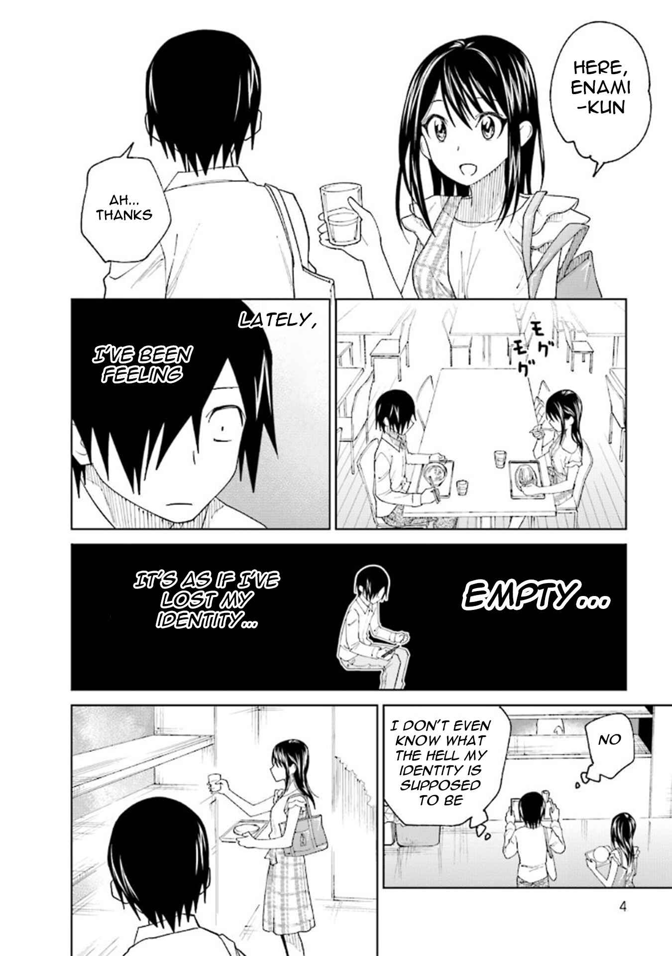 Page 4 Chapter 20.1 Enami-kun wa Ikiru no ga tsurai