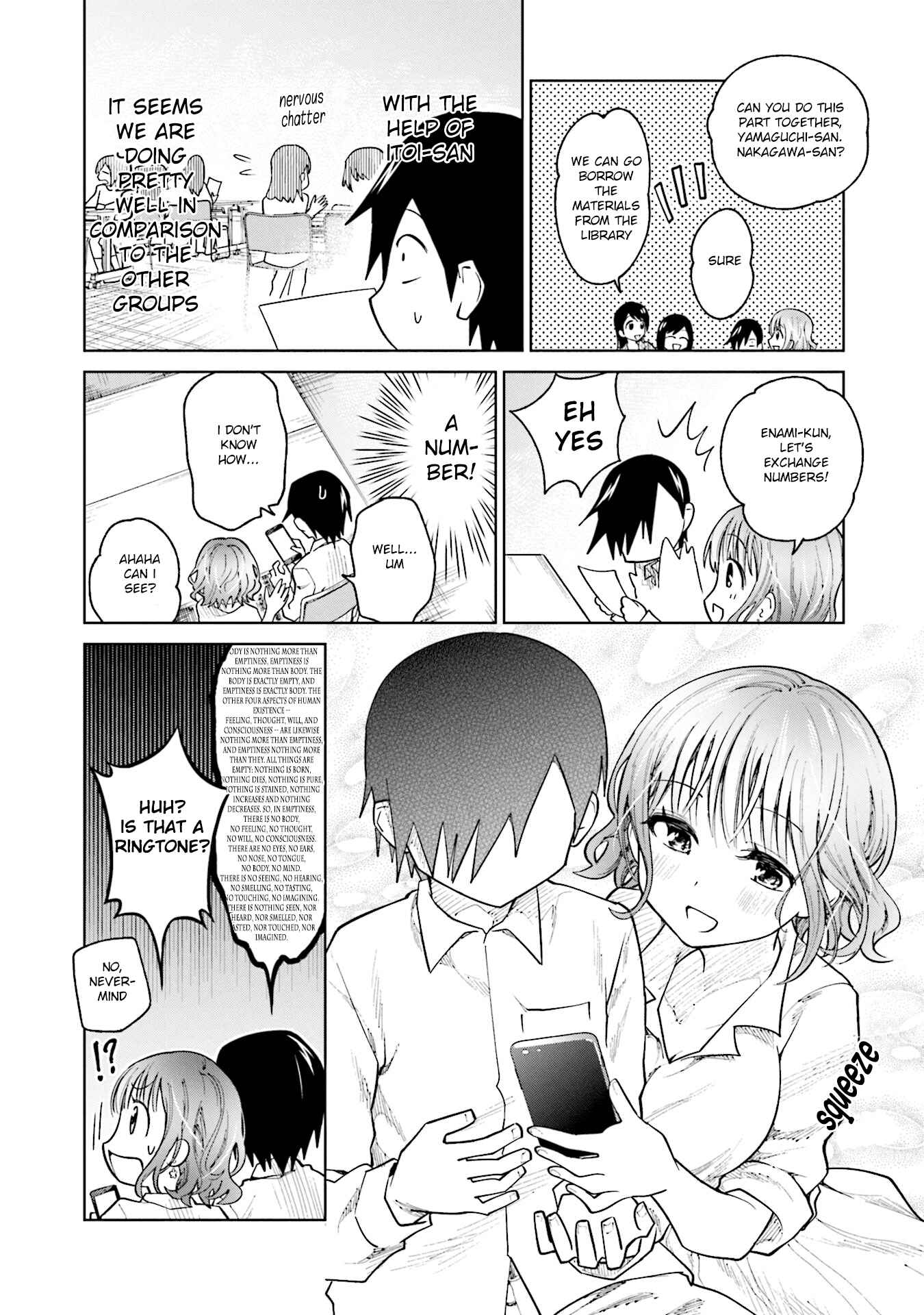 Page 12 Chapter 10 Enami-kun wa Ikiru no ga tsurai
