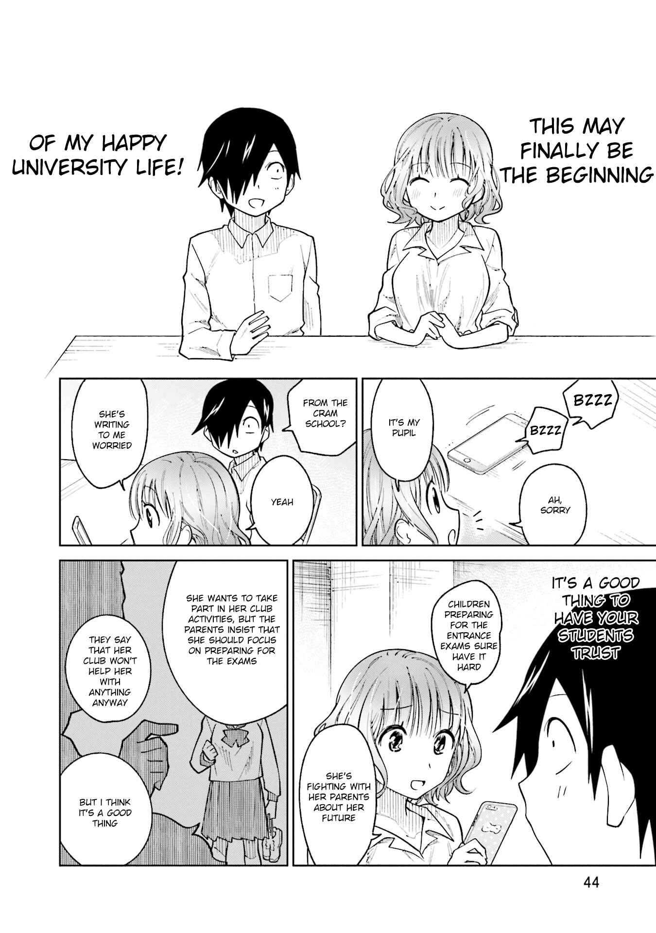 Page 14 Chapter 10 Enami-kun wa Ikiru no ga tsurai