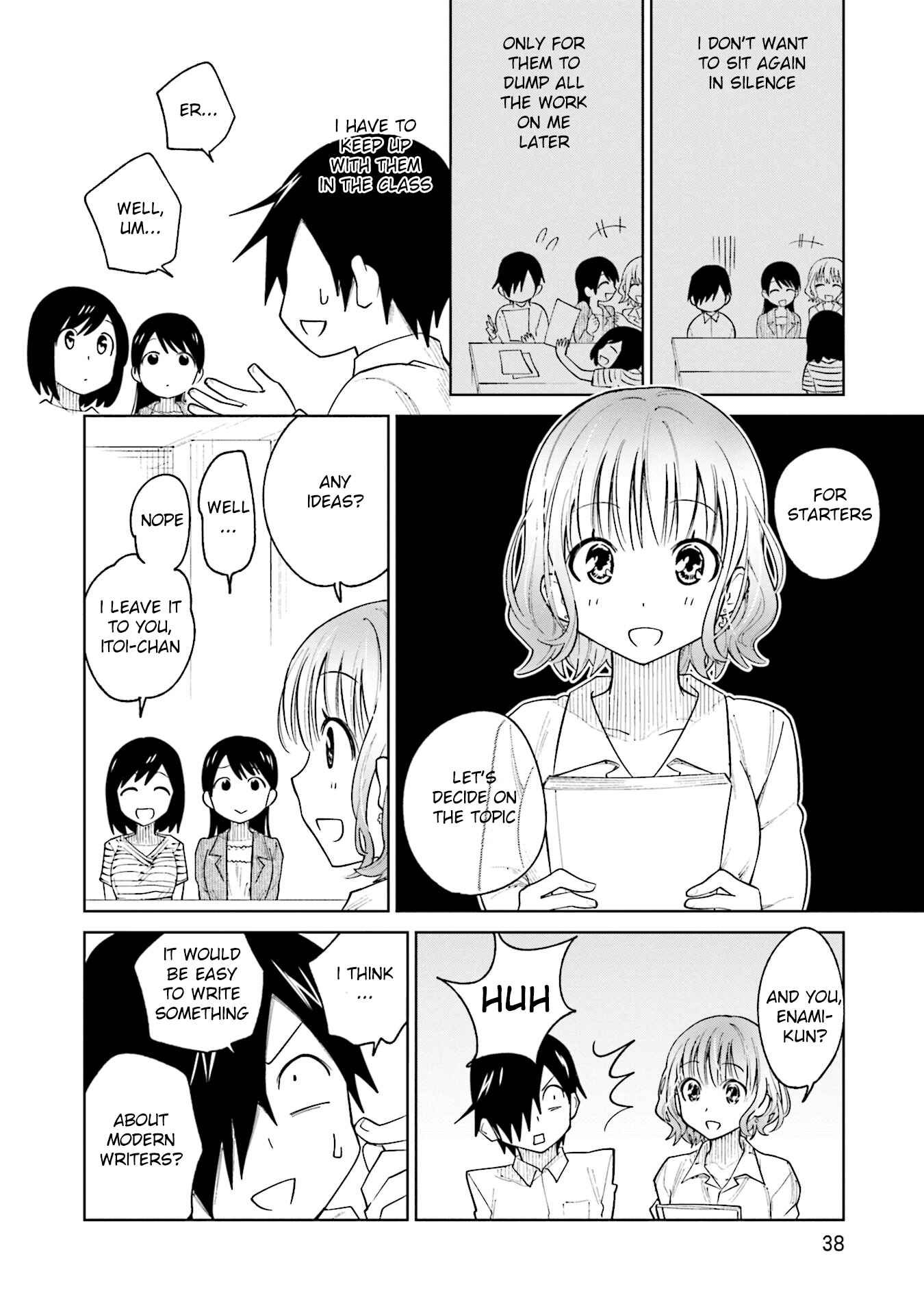 Page 8 Chapter 10 Enami-kun wa Ikiru no ga tsurai