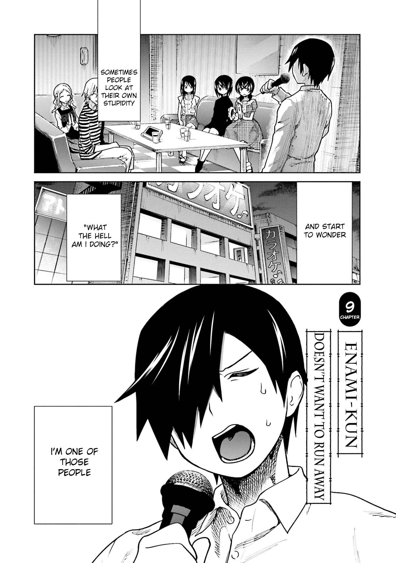 Page 1 Chapter 9 Enami-kun wa Ikiru no ga tsurai