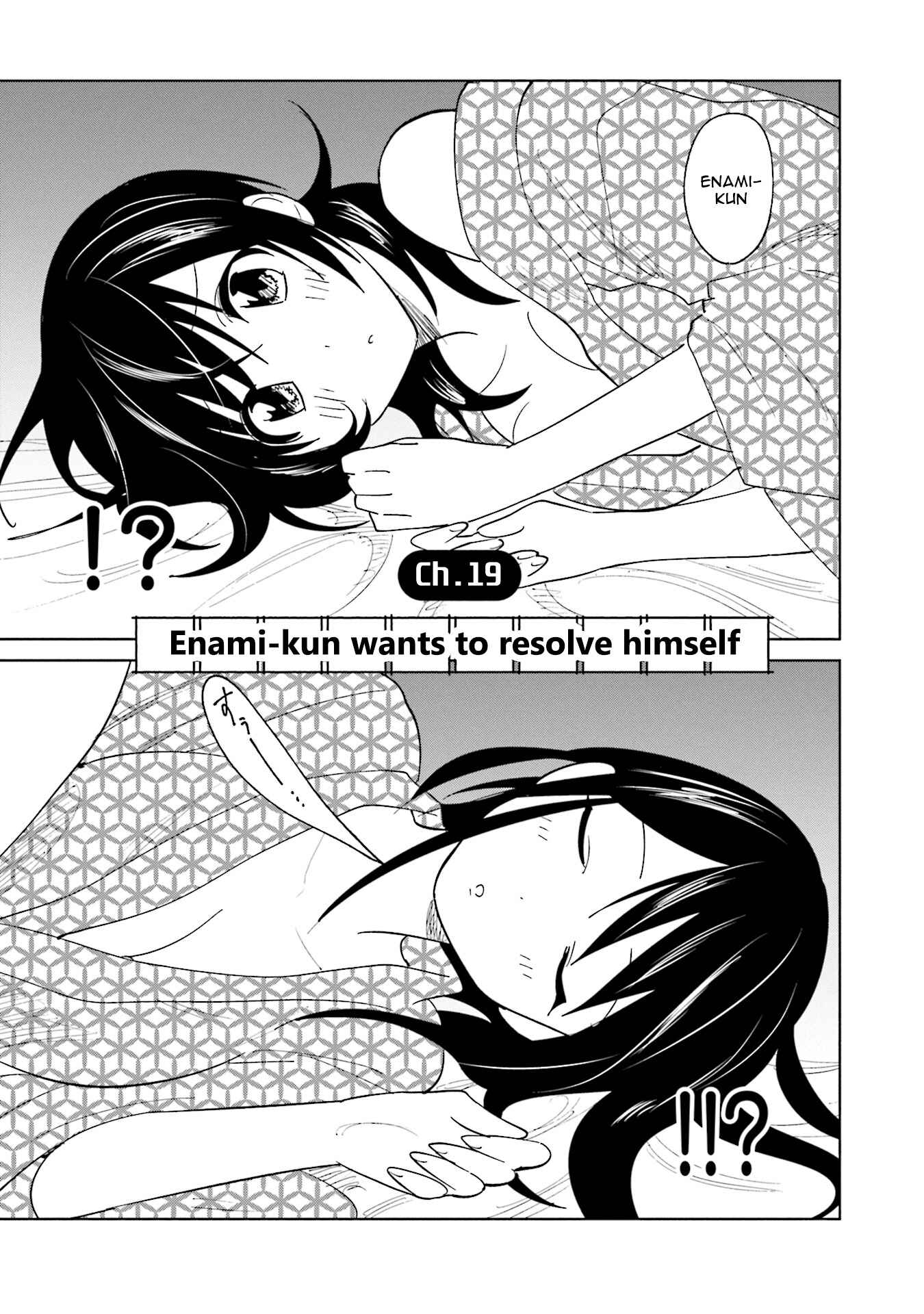 Page 1 Chapter 19 Enami-kun wa Ikiru no ga tsurai