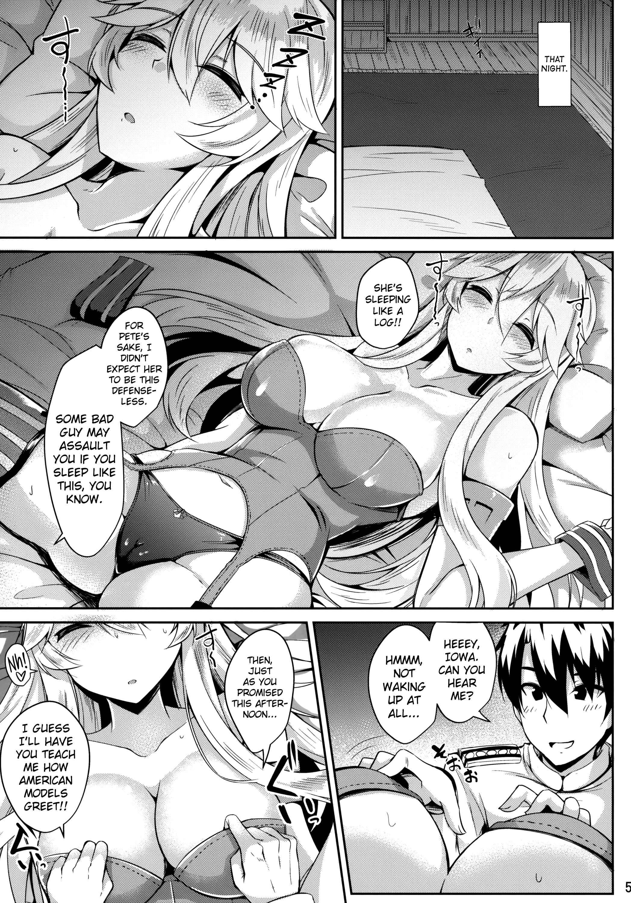 Page 6 Chapter Unknown_da0d Kantai Collection -KanColle- Iowa to Mechamecha Ecchi Suru Hon (Doujinshi)
