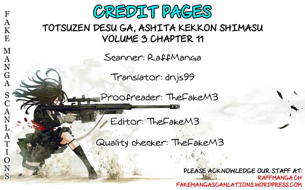 Page 36 Chapter 11 Totsuzen Desu ga, Ashita Kekkon Shimasu