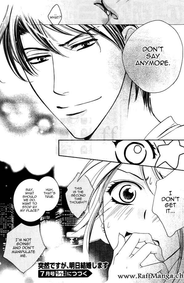 Page 35 Chapter 2 Totsuzen Desu ga, Ashita Kekkon Shimasu