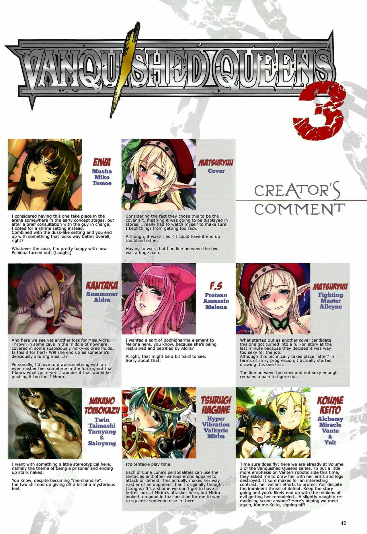 Page 40 Chapter 1 Queens Blade - Vanquished Queens (Visual Book)