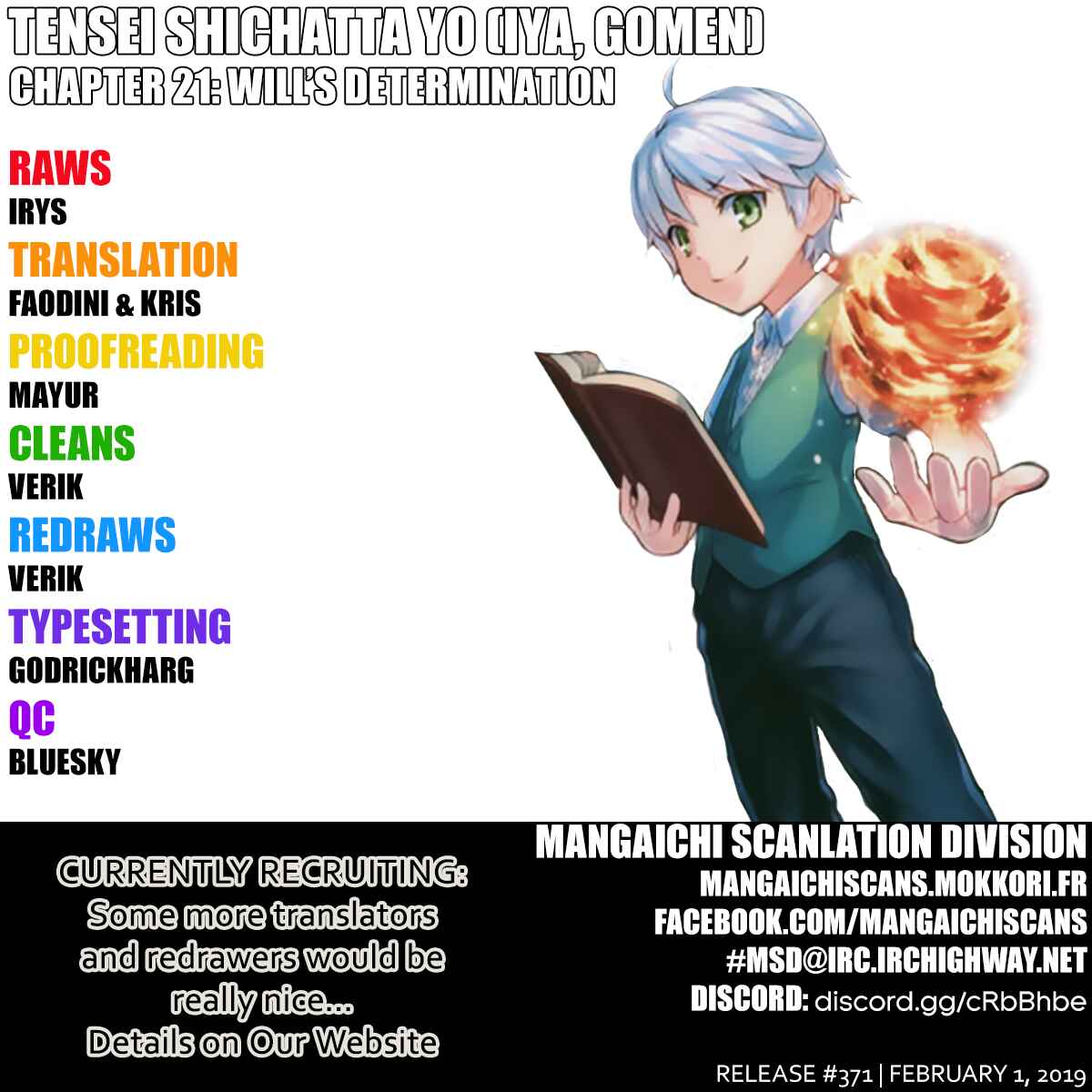 Page 1 Chapter 21 Tensei Shichattayo (Iya, Gomen)