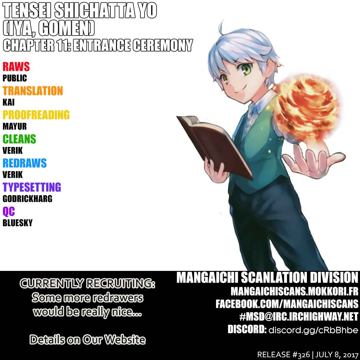 Page 1 Chapter 11 Tensei Shichattayo (Iya, Gomen)