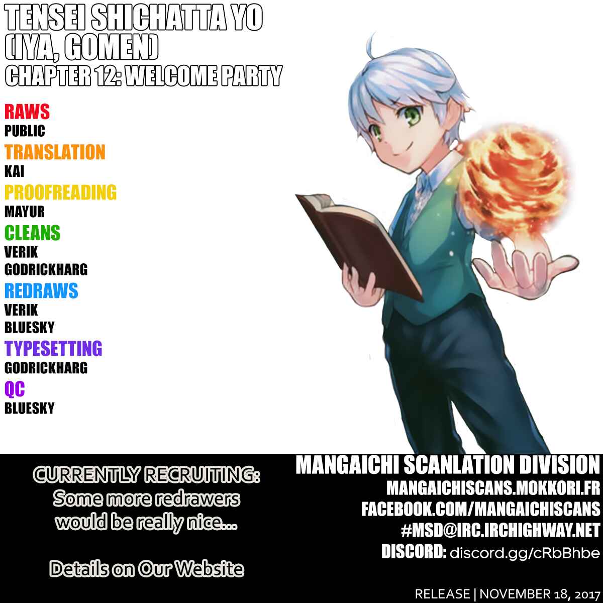 Page 1 Chapter 12 Tensei Shichattayo (Iya, Gomen)