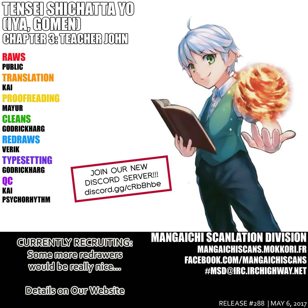 Page 1 Chapter 3 Tensei Shichattayo (Iya, Gomen)