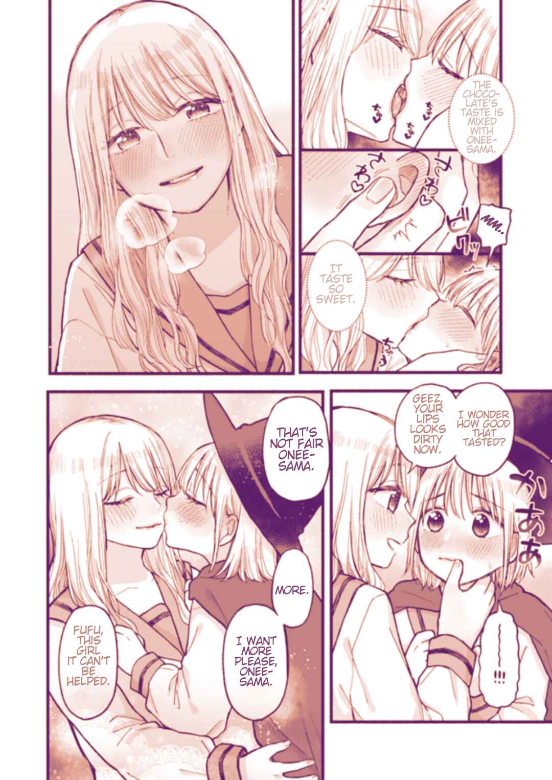 Page 3 Chapter Unknown_bc3c A Story About a Girl Who Gets a Chocolate From Onee-sama