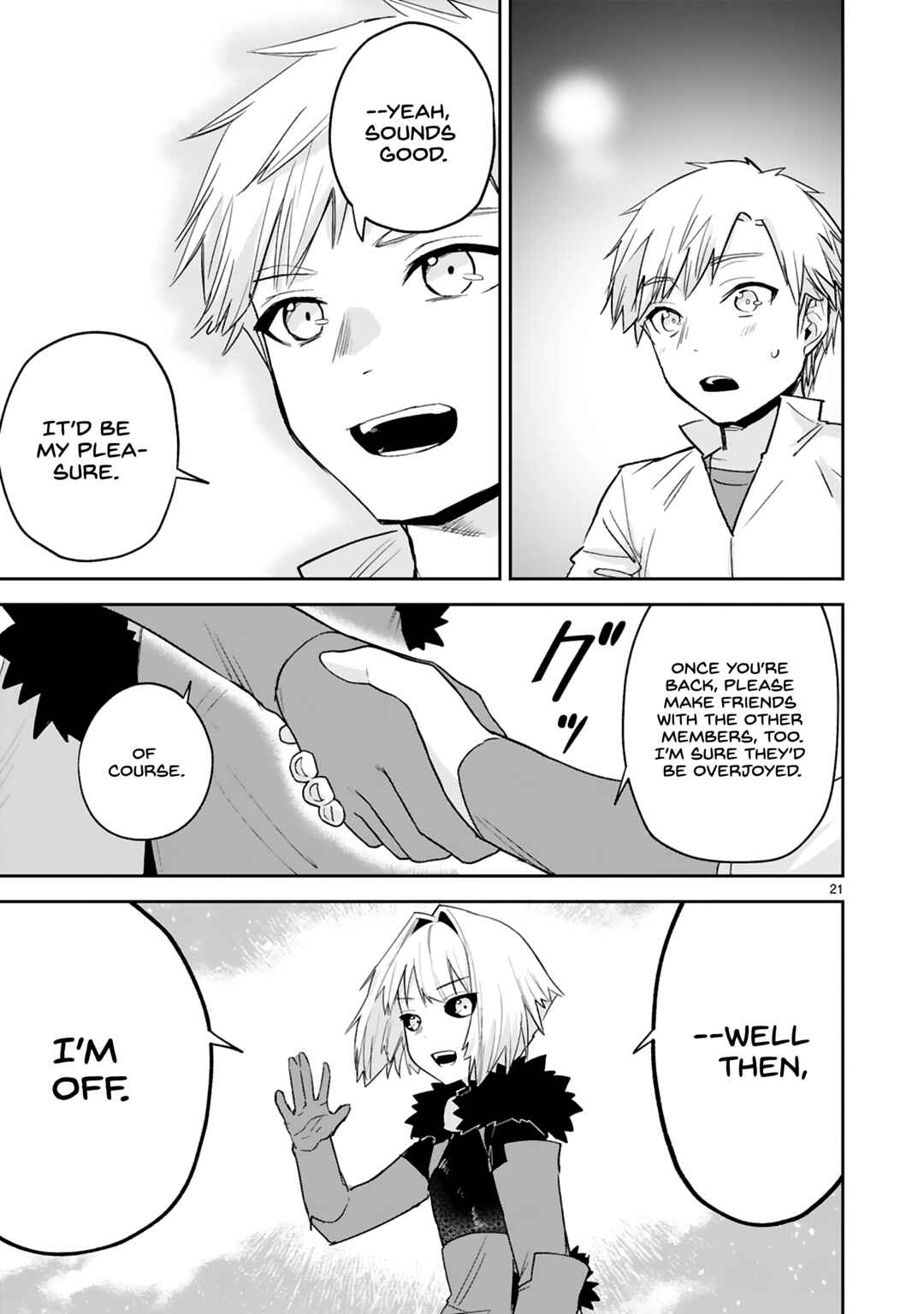 Page 21 Chapter 32 Maken Tsukai no Moto Shounen Hei wa, Moto Teki Kanbu no Onee-san to Issho ni Ikitai