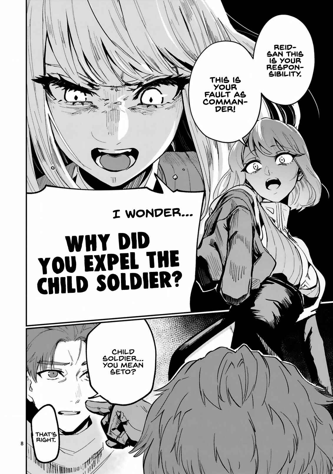Page 8 Chapter 3.1 Maken Tsukai no Moto Shounen Hei wa, Moto Teki Kanbu no Onee-san to Issho ni Ikitai
