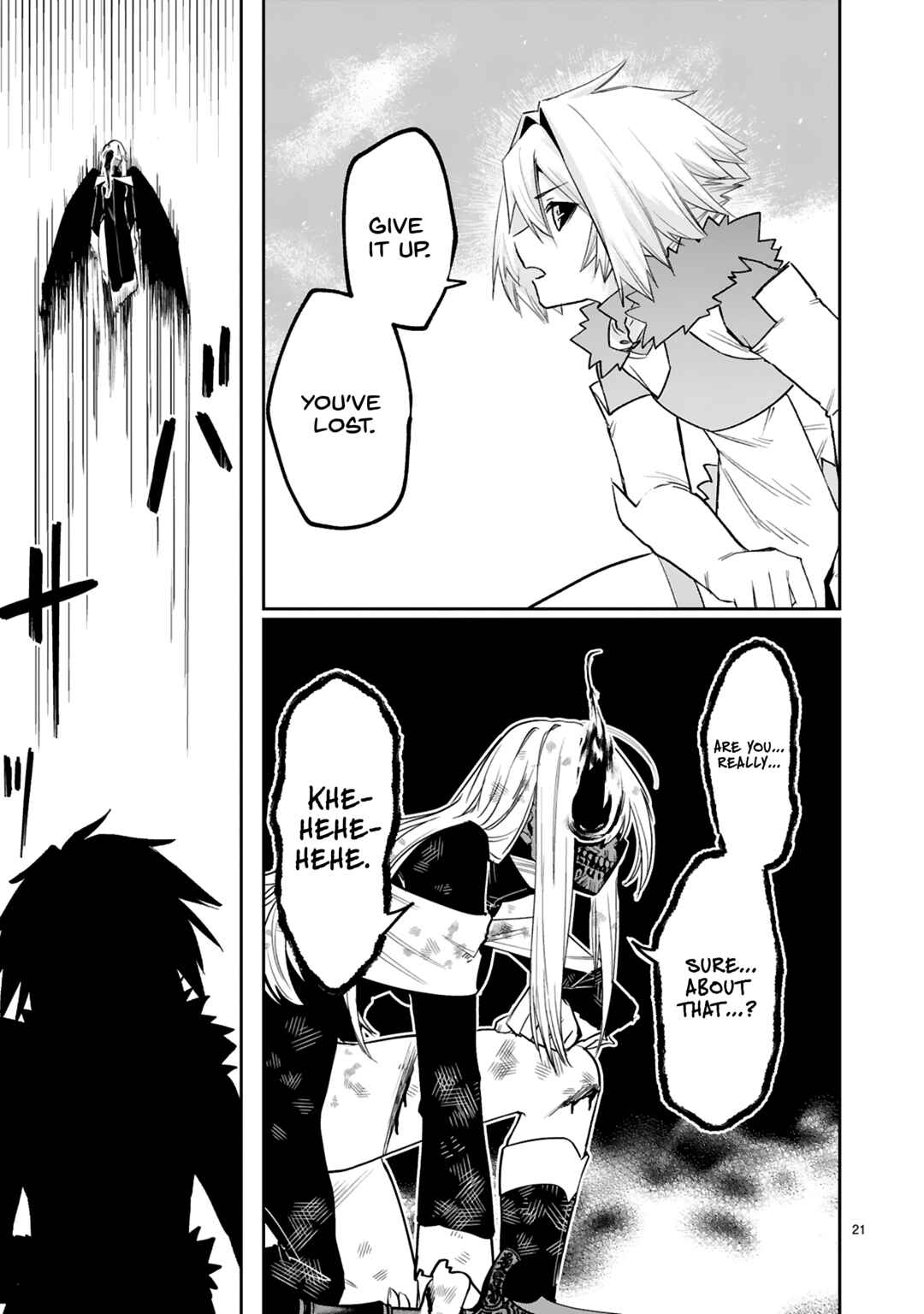 Page 22 Chapter 38 Maken Tsukai no Moto Shounen Hei wa, Moto Teki Kanbu no Onee-san to Issho ni Ikitai