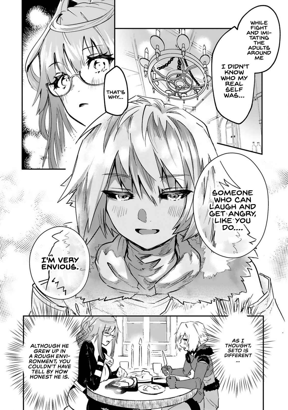 Page 9 Chapter 2.2 Maken Tsukai no Moto Shounen Hei wa, Moto Teki Kanbu no Onee-san to Issho ni Ikitai