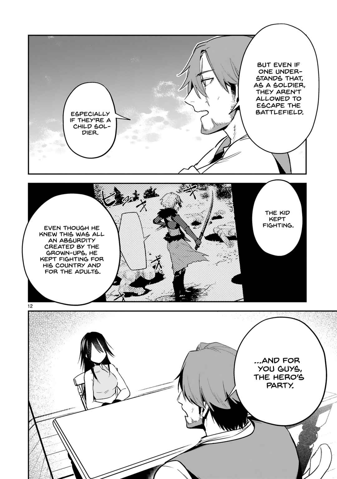 Page 12 Chapter 24 Maken Tsukai no Moto Shounen Hei wa, Moto Teki Kanbu no Onee-san to Issho ni Ikitai