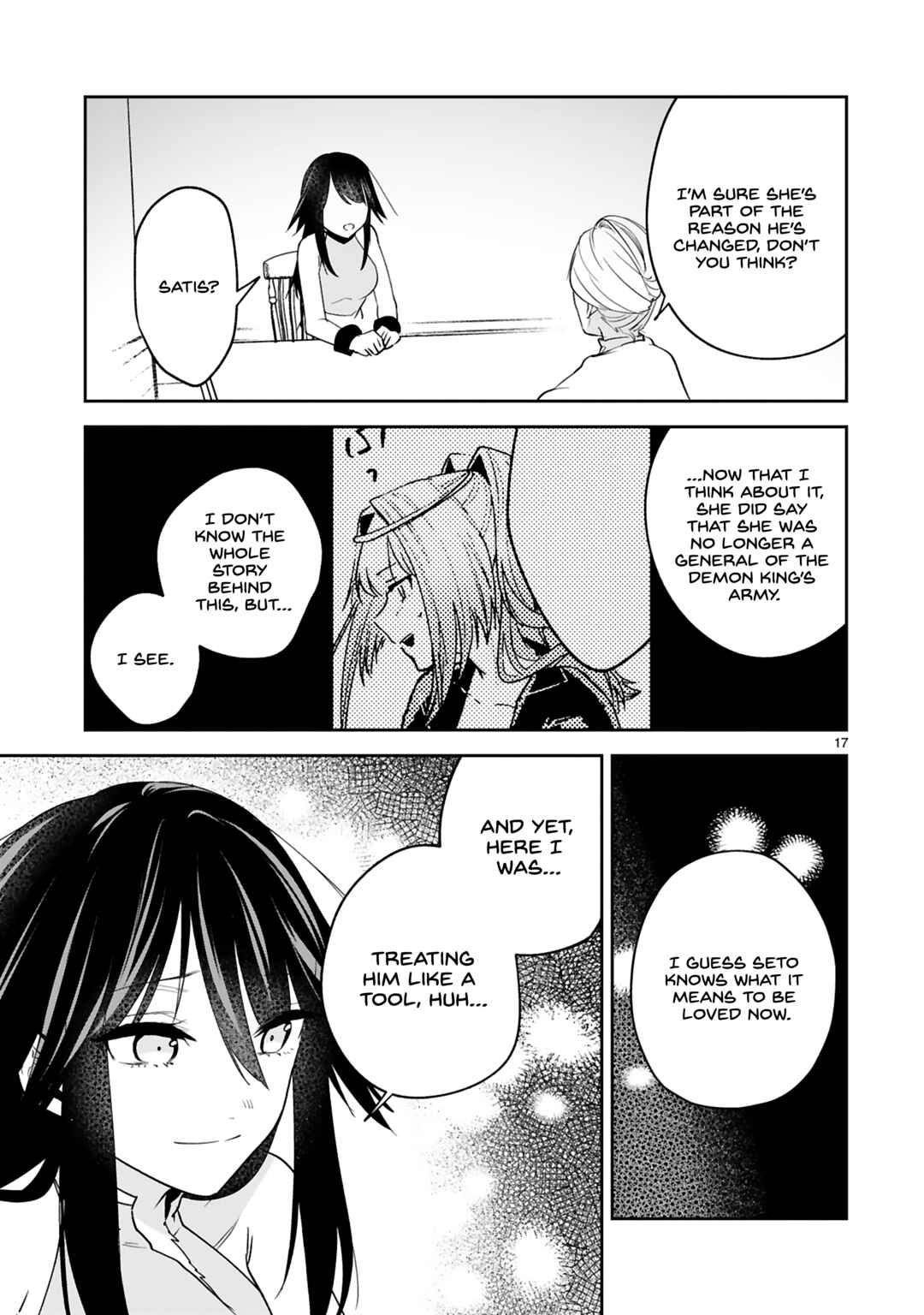 Page 17 Chapter 24 Maken Tsukai no Moto Shounen Hei wa, Moto Teki Kanbu no Onee-san to Issho ni Ikitai