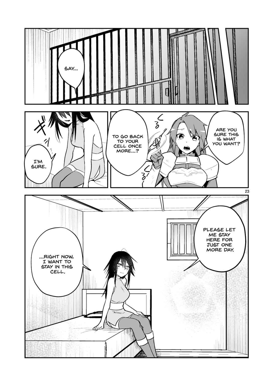 Page 23 Chapter 24 Maken Tsukai no Moto Shounen Hei wa, Moto Teki Kanbu no Onee-san to Issho ni Ikitai