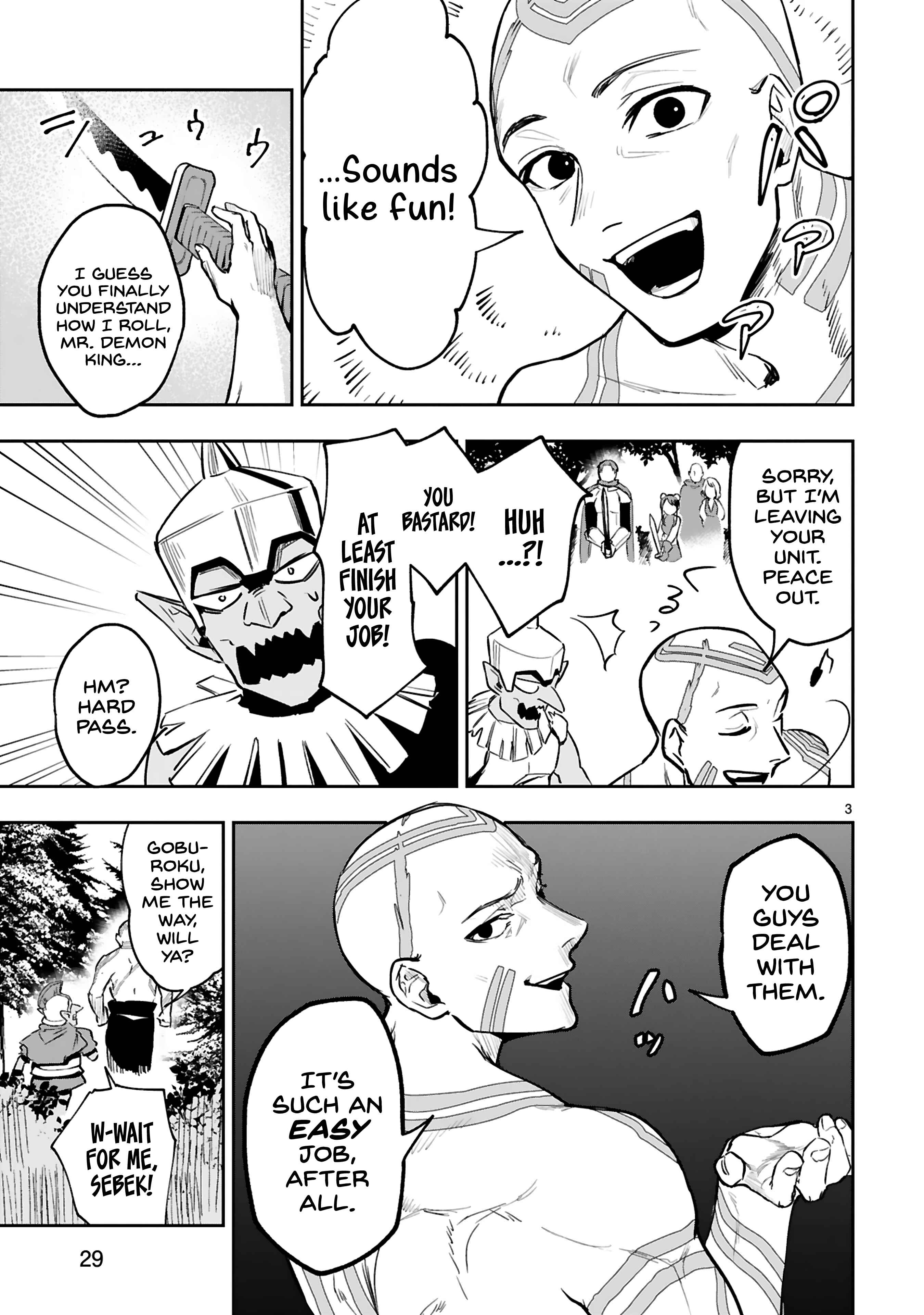 Page 3 Chapter 8 Maken Tsukai no Moto Shounen Hei wa, Moto Teki Kanbu no Onee-san to Issho ni Ikitai