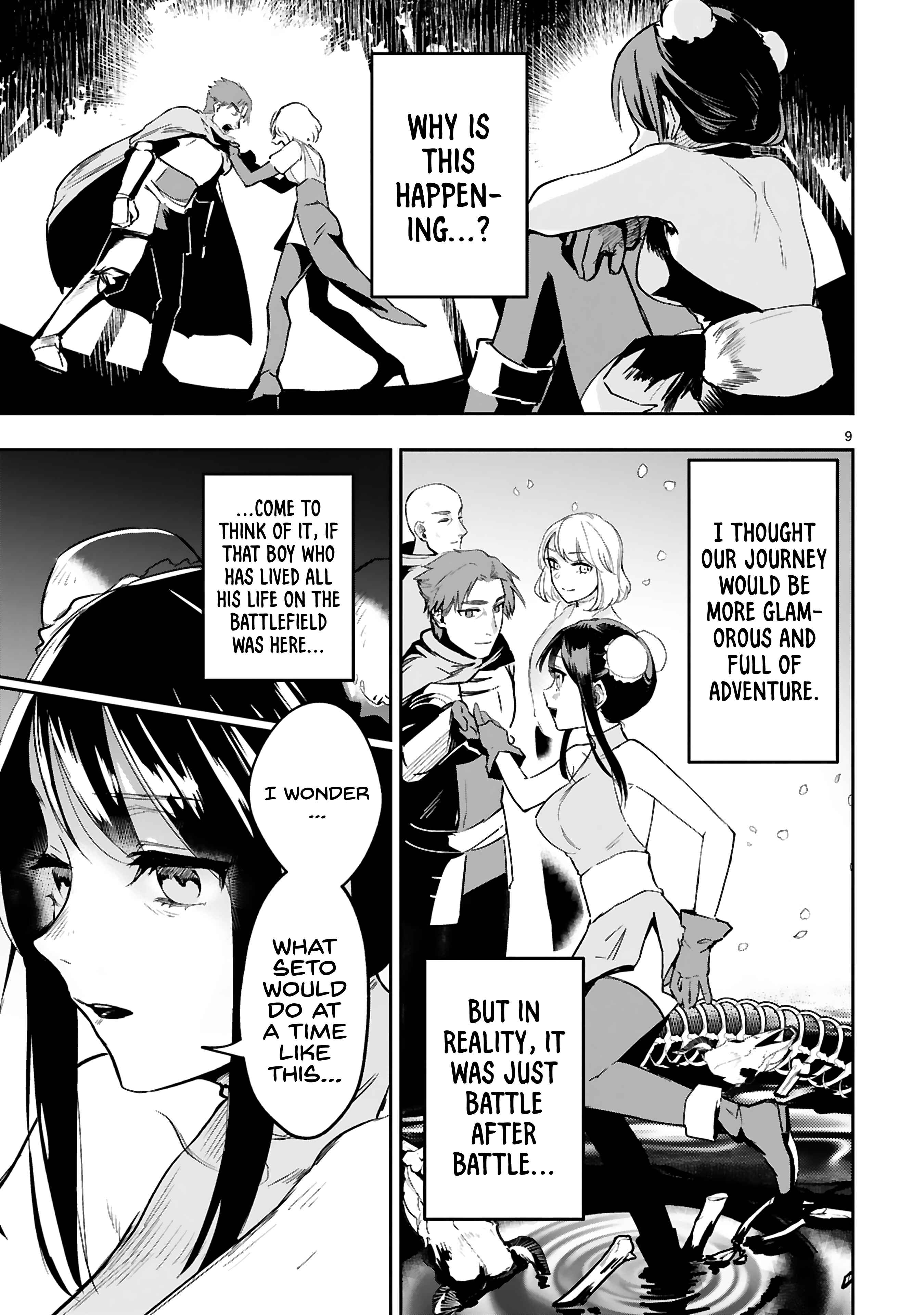 Page 9 Chapter 8 Maken Tsukai no Moto Shounen Hei wa, Moto Teki Kanbu no Onee-san to Issho ni Ikitai