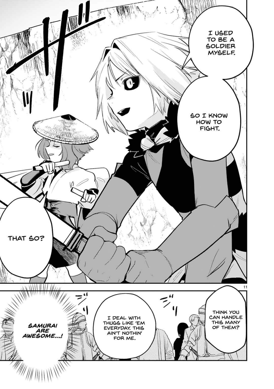 Page 12 Chapter 26 Maken Tsukai no Moto Shounen Hei wa, Moto Teki Kanbu no Onee-san to Issho ni Ikitai