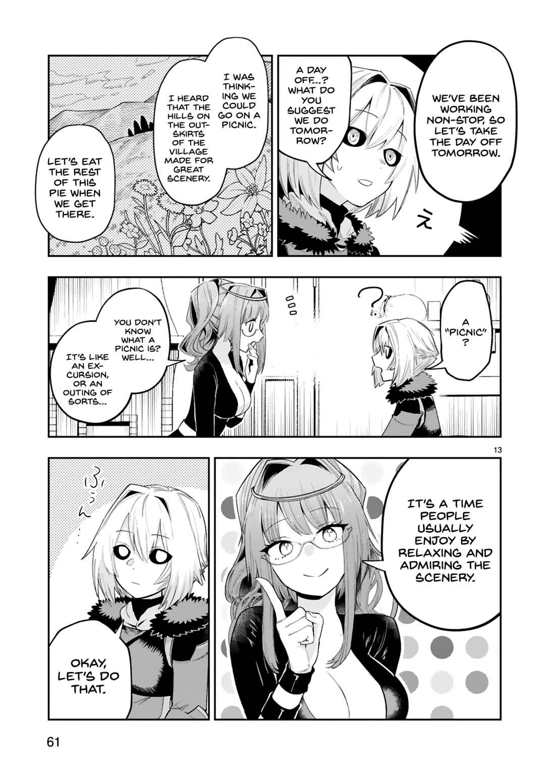 Page 14 Chapter 9 Maken Tsukai no Moto Shounen Hei wa, Moto Teki Kanbu no Onee-san to Issho ni Ikitai
