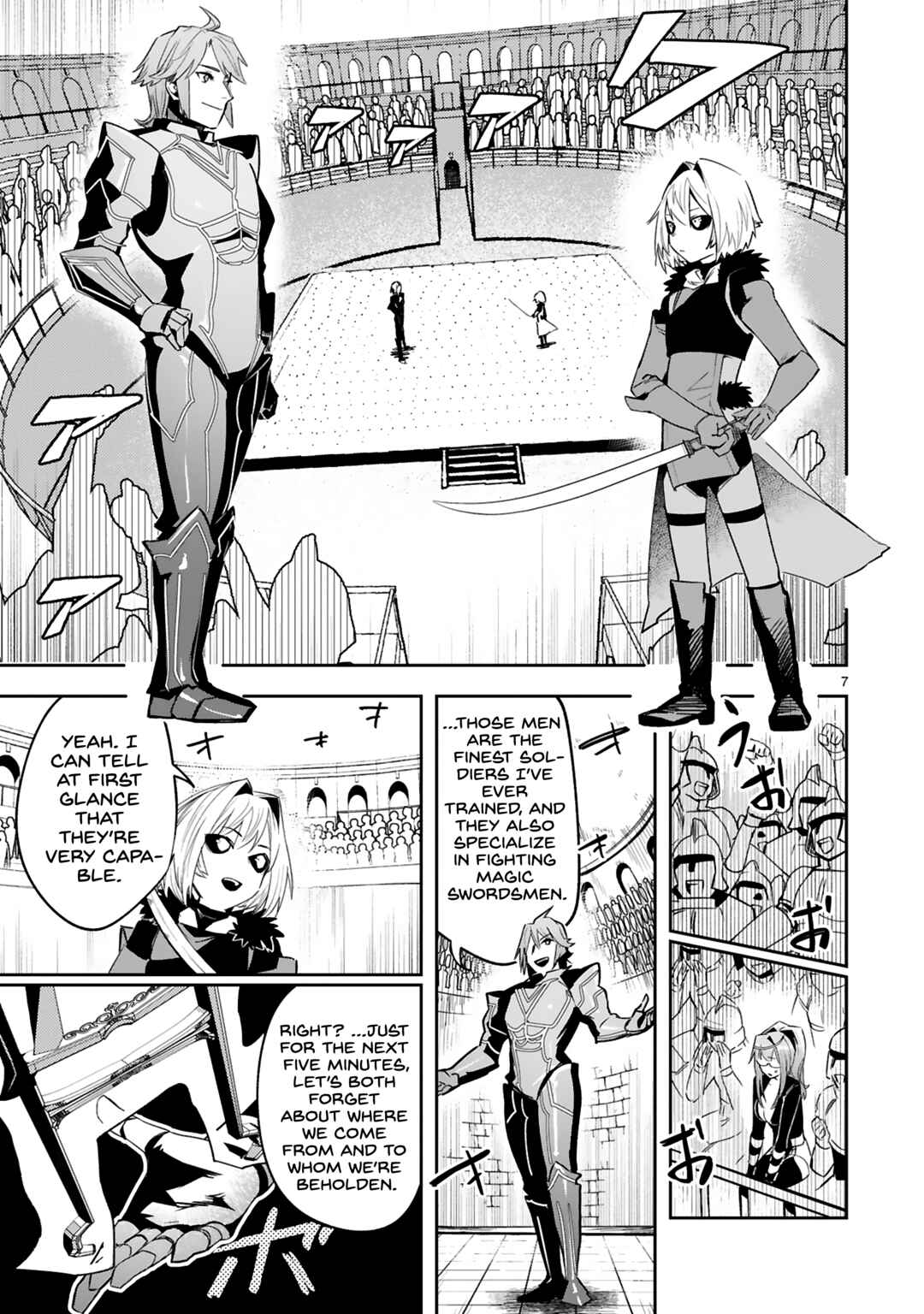 Page 8 Chapter 16 Maken Tsukai no Moto Shounen Hei wa, Moto Teki Kanbu no Onee-san to Issho ni Ikitai