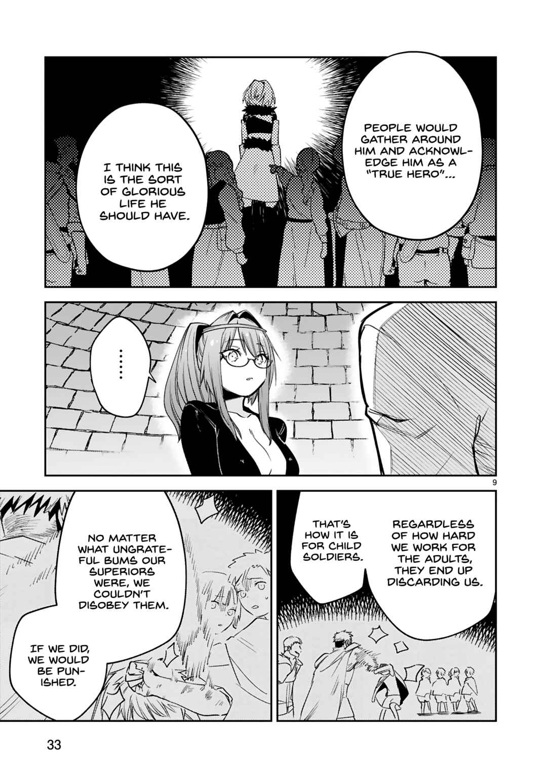 Page 10 Chapter 35 Maken Tsukai no Moto Shounen Hei wa, Moto Teki Kanbu no Onee-san to Issho ni Ikitai
