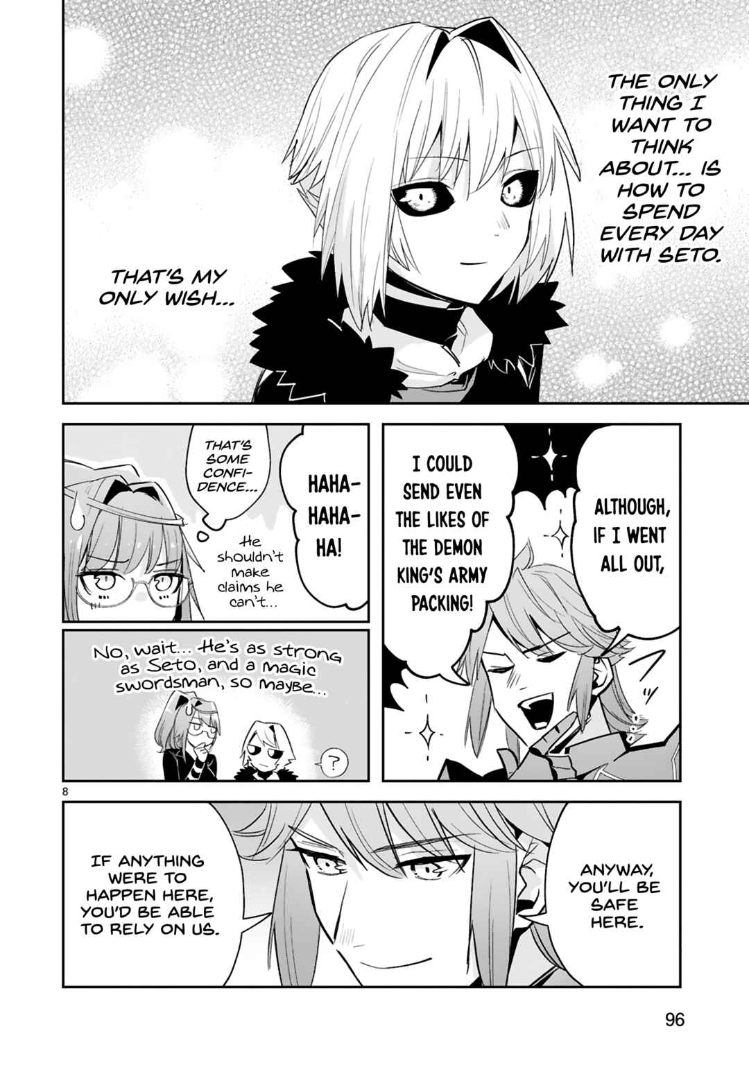 Page 9 Chapter 17 Maken Tsukai no Moto Shounen Hei wa, Moto Teki Kanbu no Onee-san to Issho ni Ikitai