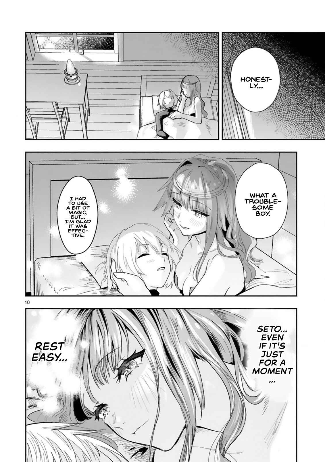 Page 11 Chapter 4.1 Maken Tsukai no Moto Shounen Hei wa, Moto Teki Kanbu no Onee-san to Issho ni Ikitai