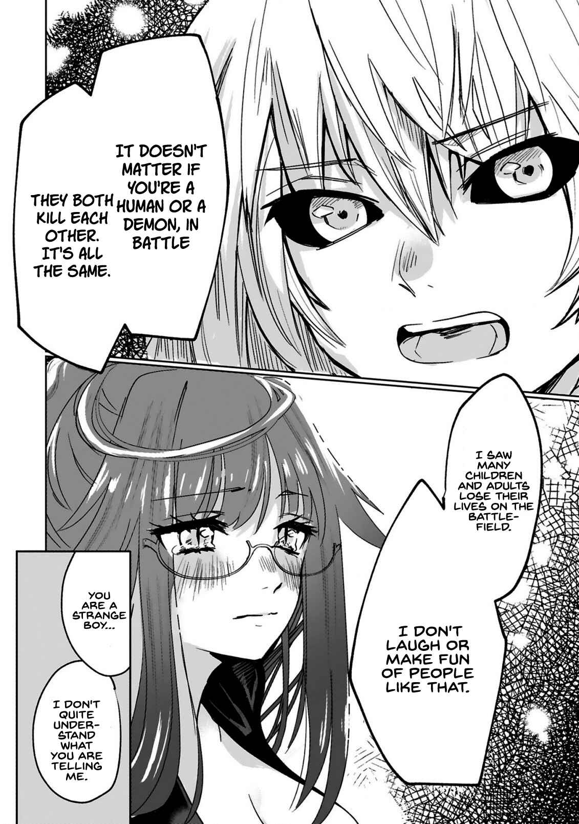 Page 15 Chapter 1.2 Maken Tsukai no Moto Shounen Hei wa, Moto Teki Kanbu no Onee-san to Issho ni Ikitai