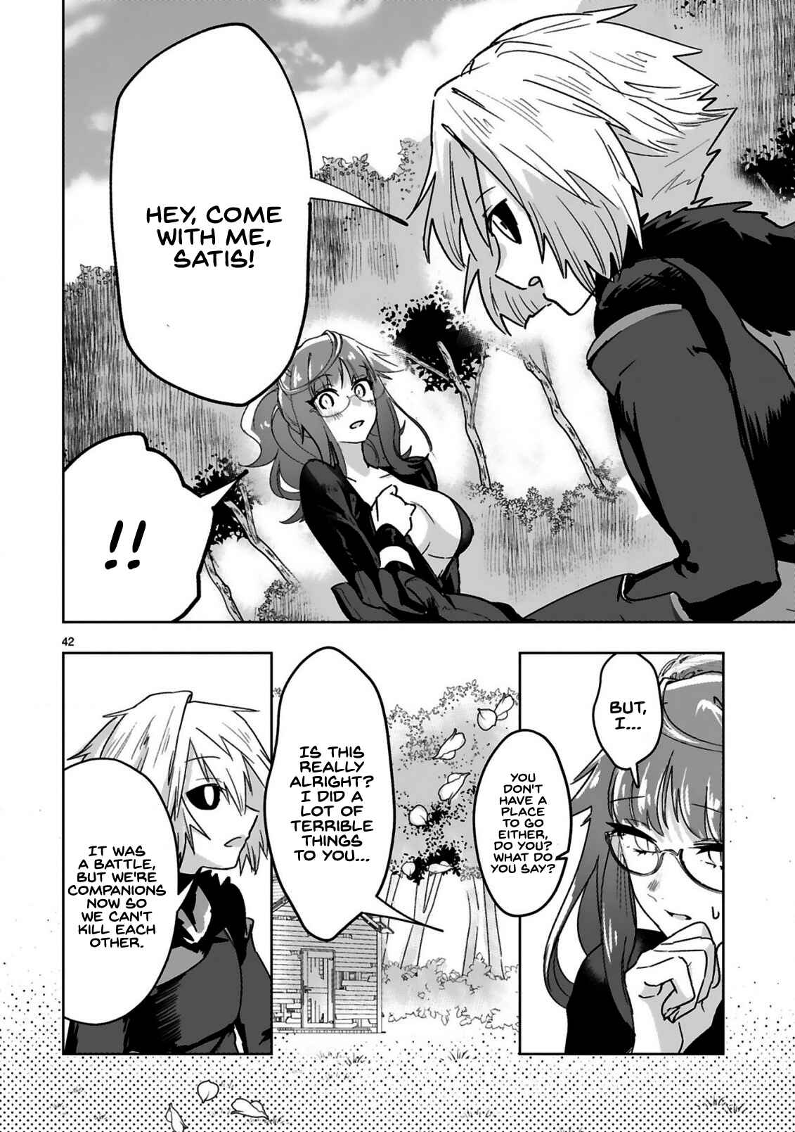 Page 17 Chapter 1.2 Maken Tsukai no Moto Shounen Hei wa, Moto Teki Kanbu no Onee-san to Issho ni Ikitai