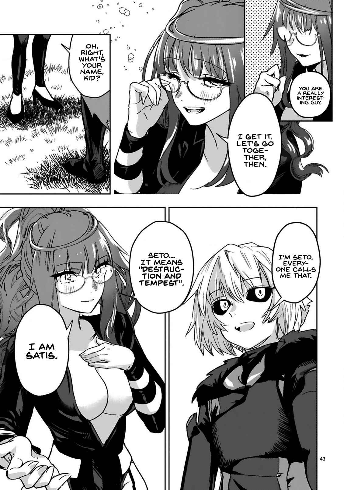Page 18 Chapter 1.2 Maken Tsukai no Moto Shounen Hei wa, Moto Teki Kanbu no Onee-san to Issho ni Ikitai