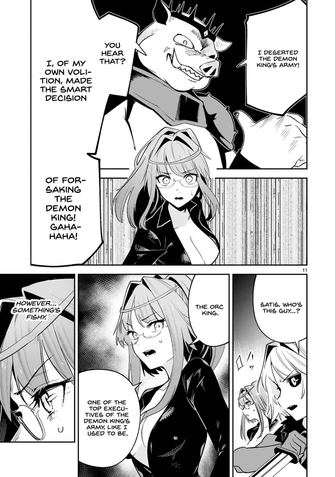 Page 11 Chapter 25 Maken Tsukai no Moto Shounen Hei wa, Moto Teki Kanbu no Onee-san to Issho ni Ikitai