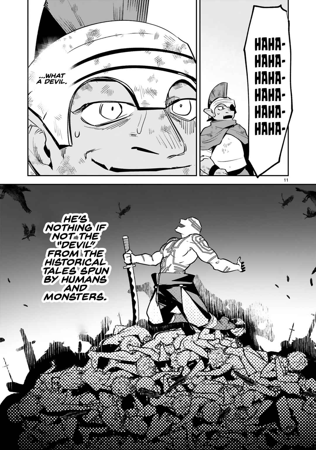 Page 12 Chapter 28 Maken Tsukai no Moto Shounen Hei wa, Moto Teki Kanbu no Onee-san to Issho ni Ikitai