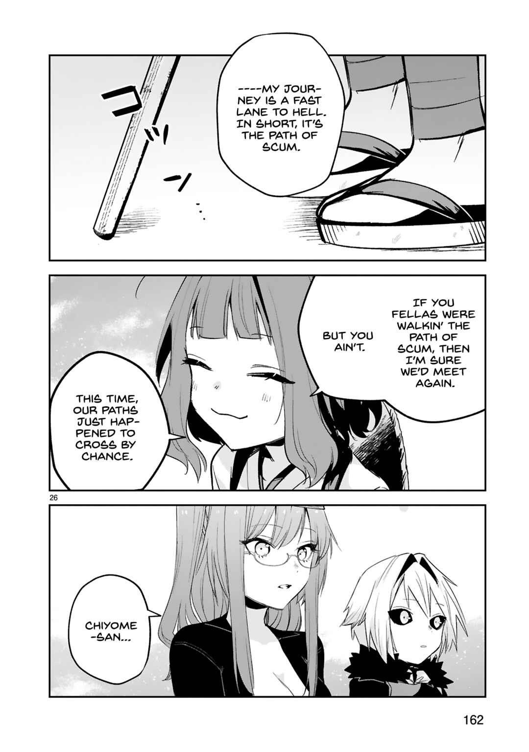 Page 26 Chapter 39 Maken Tsukai no Moto Shounen Hei wa, Moto Teki Kanbu no Onee-san to Issho ni Ikitai