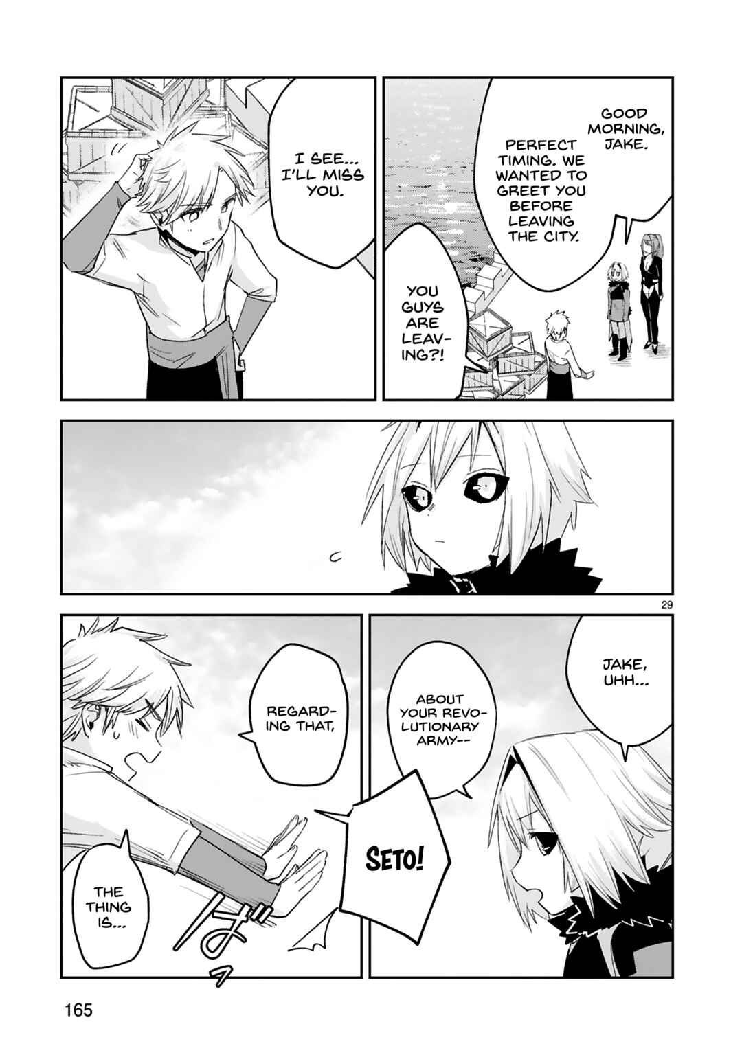 Page 29 Chapter 39 Maken Tsukai no Moto Shounen Hei wa, Moto Teki Kanbu no Onee-san to Issho ni Ikitai
