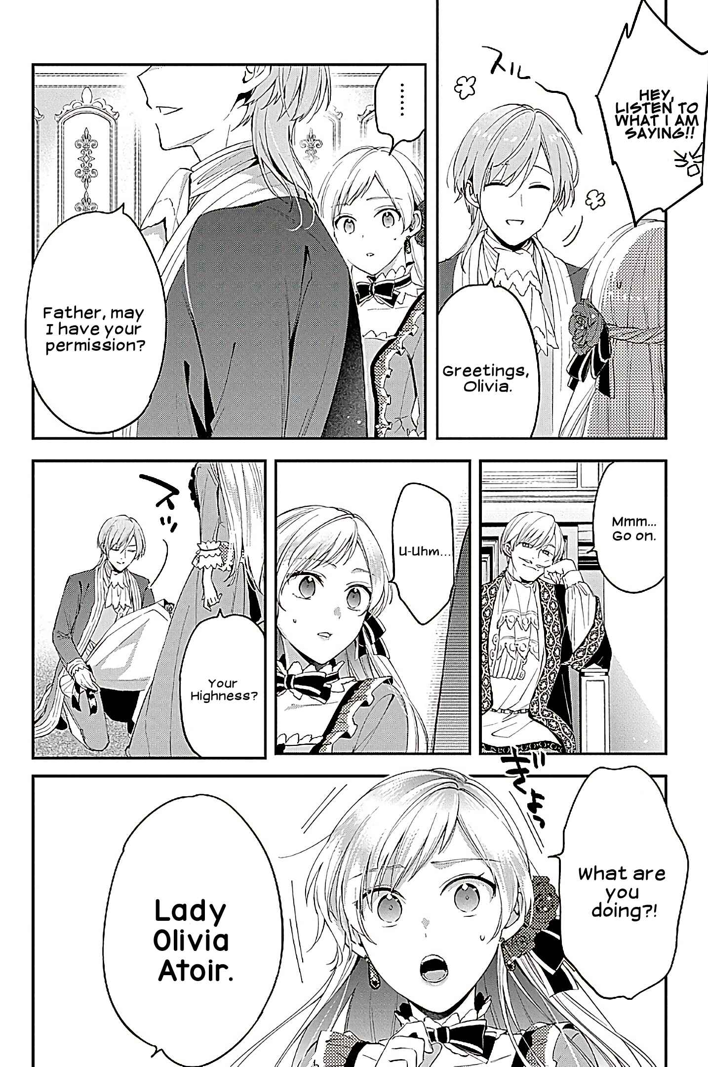 Page 35 Chapter 1 Outaishi ni Konyaku Haki Saretanode, Mou Baka no Furi wa Yameyou to Omoimasu
