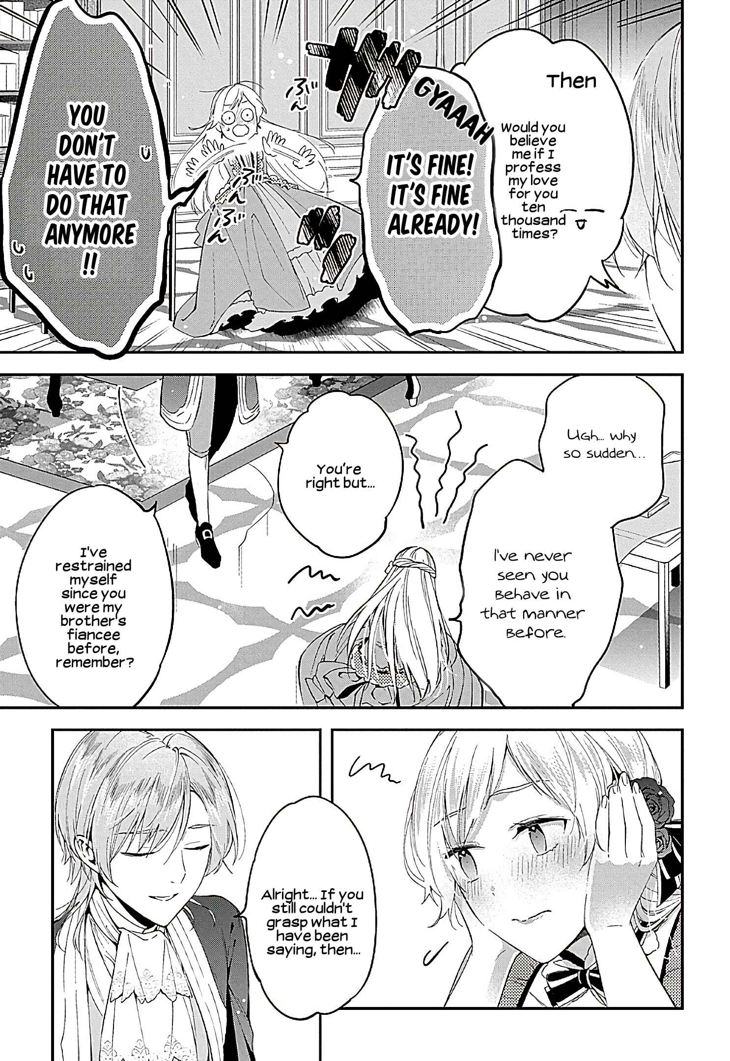 Page 11 Chapter 2 Outaishi ni Konyaku Haki Saretanode, Mou Baka no Furi wa Yameyou to Omoimasu